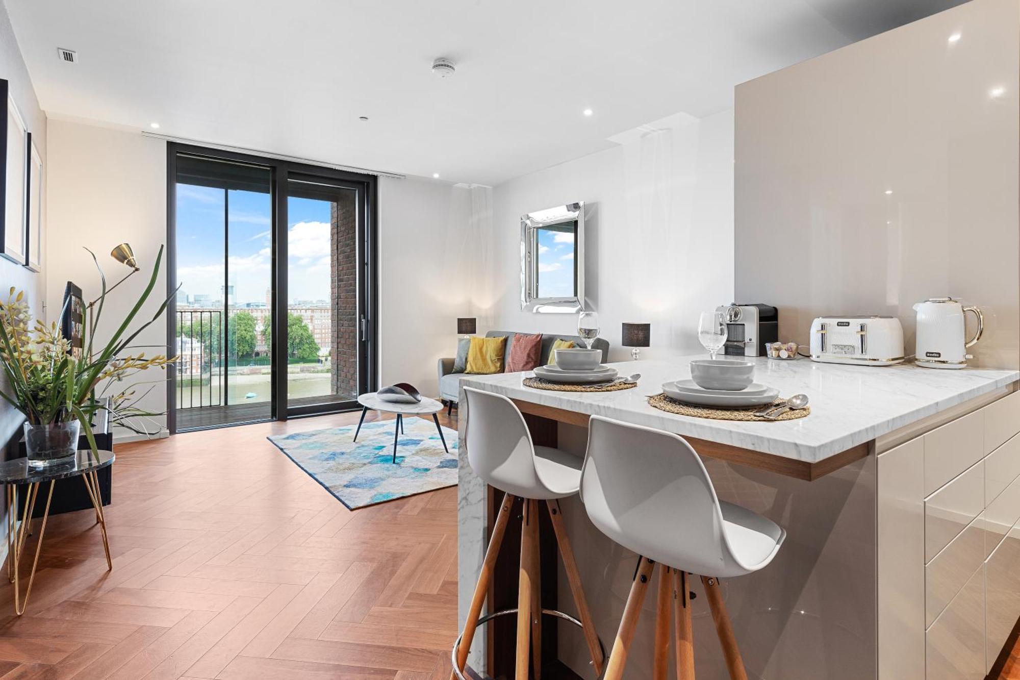 River Panorama Central London 2 Bedroom New Development Ngoại thất bức ảnh